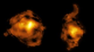 Die neuen Beobachtungen deuten darauf hin, dass die vom Quasar abgegebene Strahlung die Gas- und Staubwolken in der normalen Galaxie zerstört und nur die kleinsten, dichtesten Regionen zurücklässt.