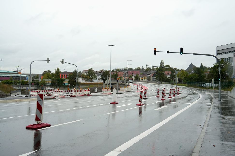 Die neue Ampelanlage wurde in Betrieb genommen.