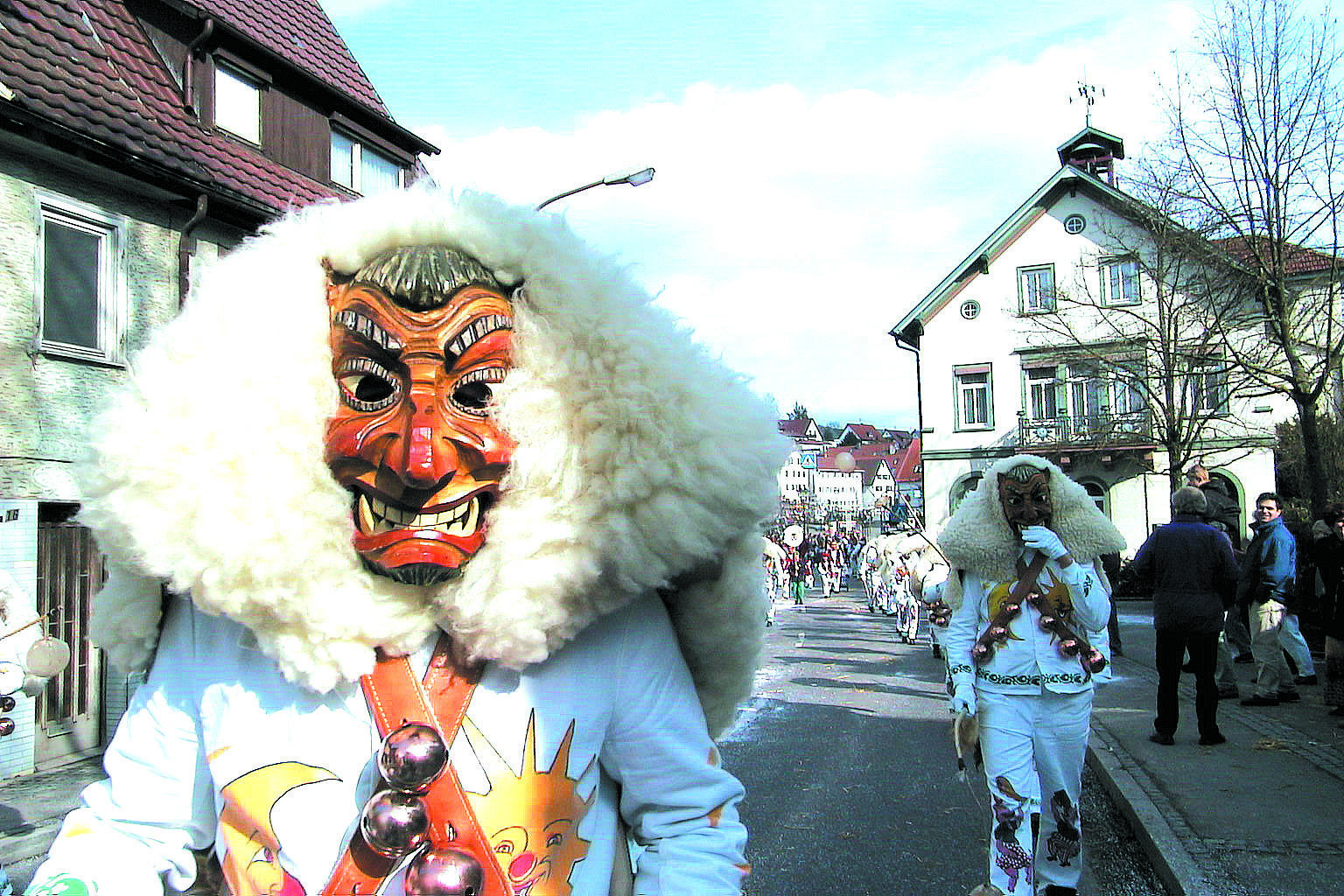 Der Aidlinger Fasnetsumzug beginnt am Samstag um 13.30 Uhr.      Archivbild: Stampe
