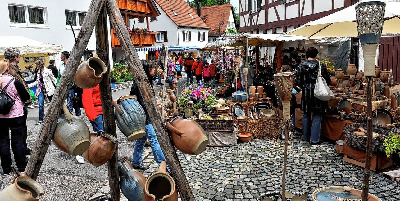 Am Wochenende lädt der Darmsheimer Töpfermarkt zum Entdecken und Bummeln ein