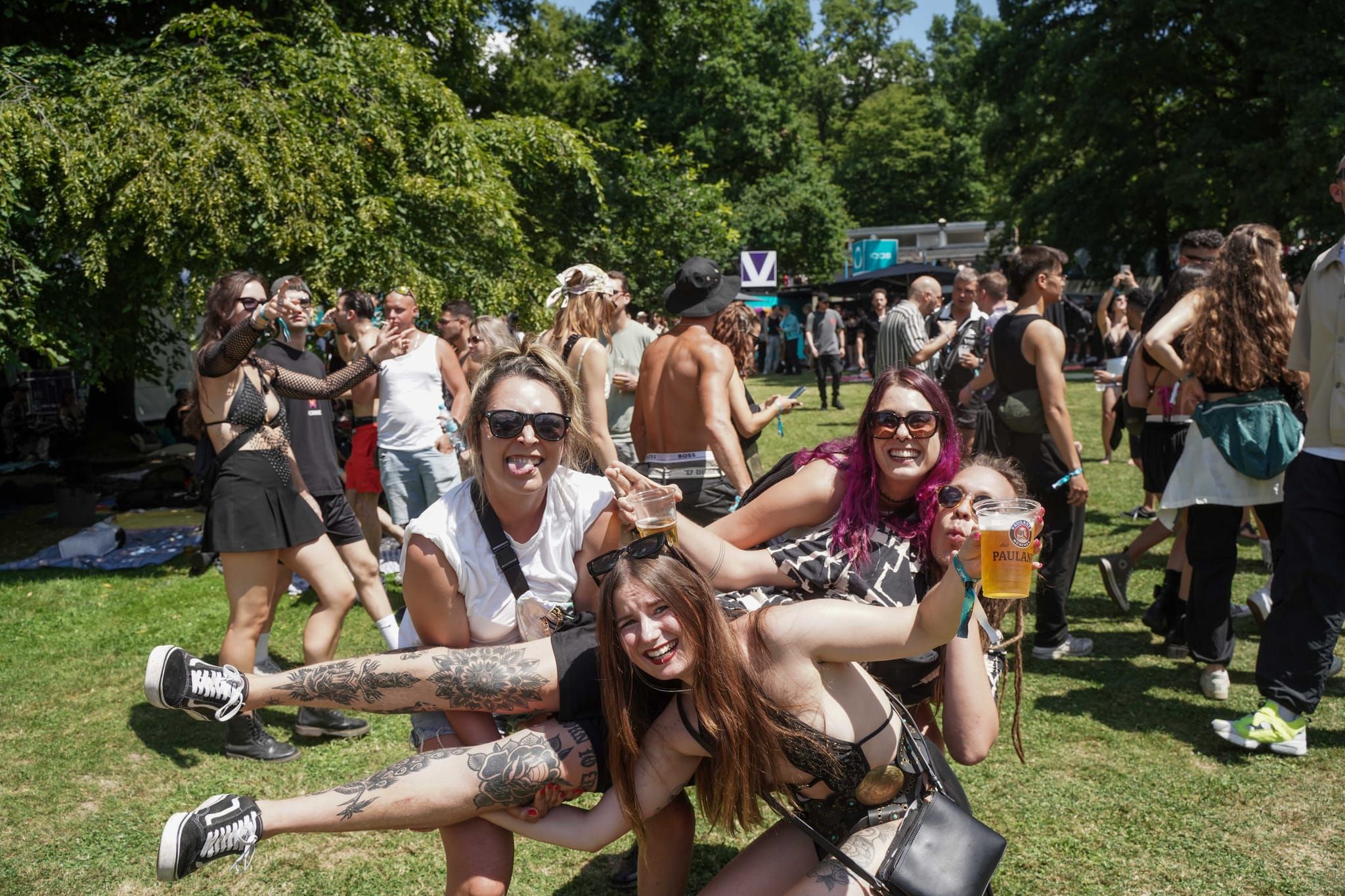 Feinster Techno und super Stimmung im Sindelfinger Freibad.