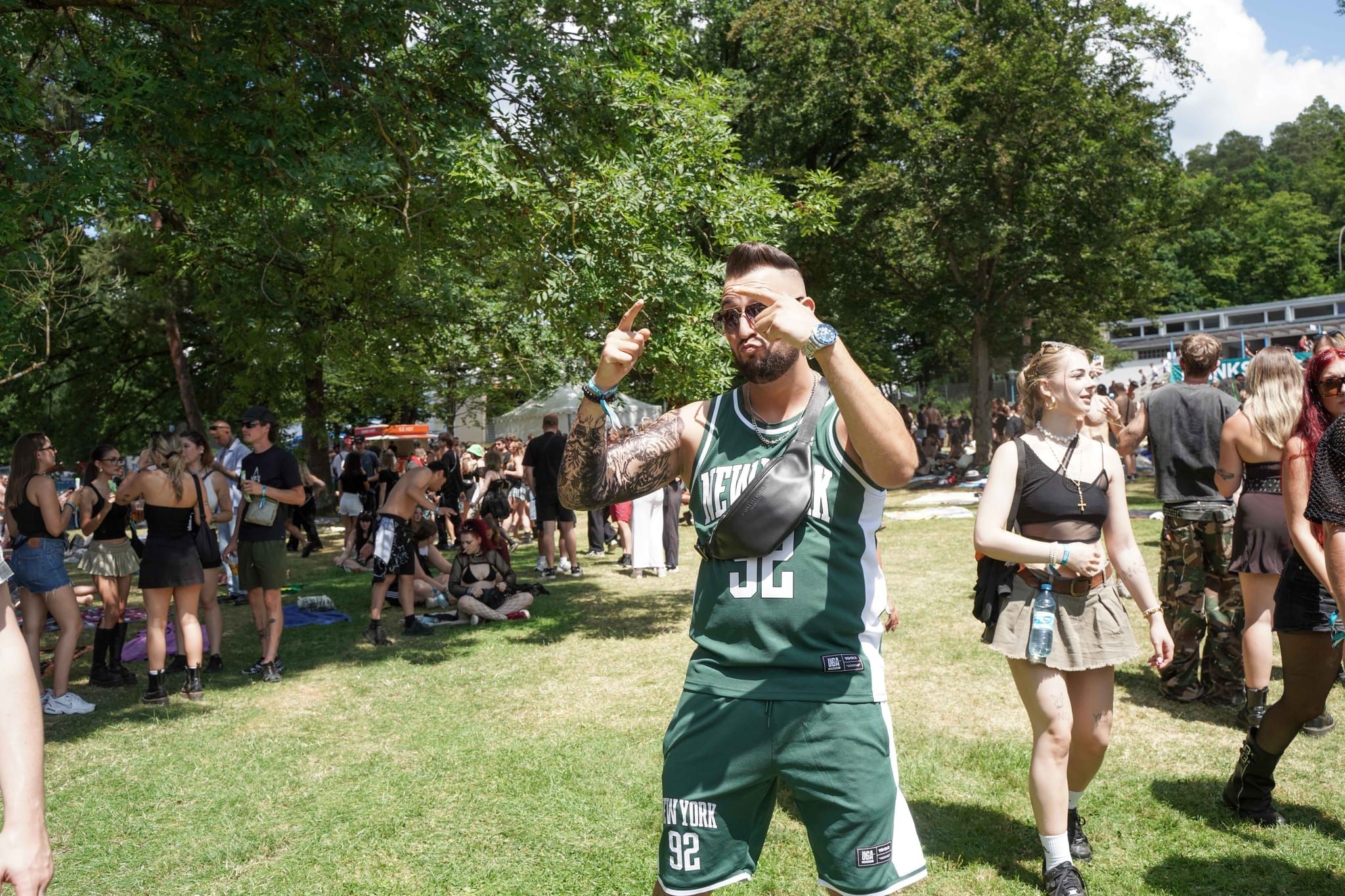 Feinster Techno und super Stimmung im Sindelfinger Freibad.