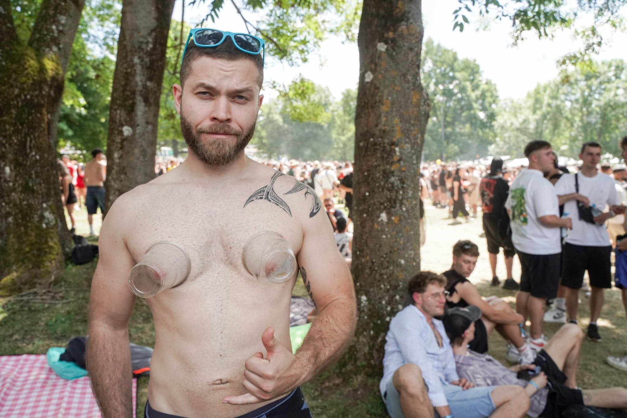 Feinster Techno und super Stimmung im Sindelfinger Freibad.