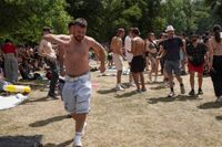 Feinster Techno und super Stimmung im Sindelfinger Freibad.