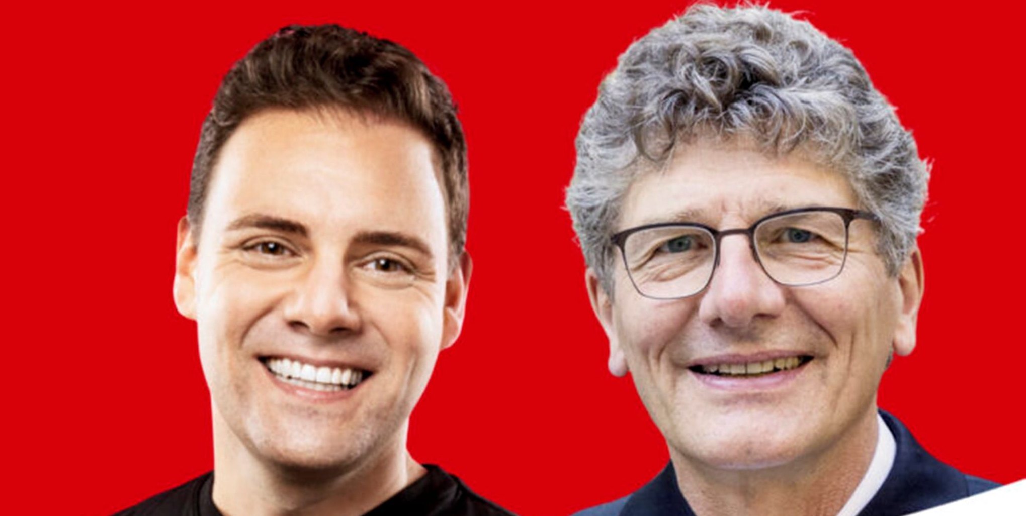 Florian Wahl im Gespräch mit Bischof Ernst-Wilhelm Gohl.