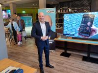 Spannnung vor der Progose: Marc Biadacz im Paladion.