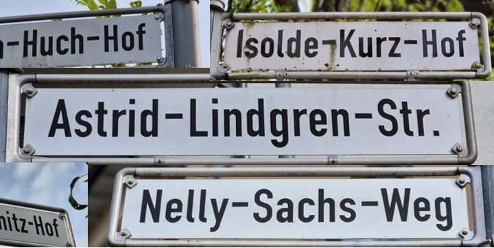 Der erste Böblinger Straßenschilder-Spaziergang führt auf die Diezenhalde.