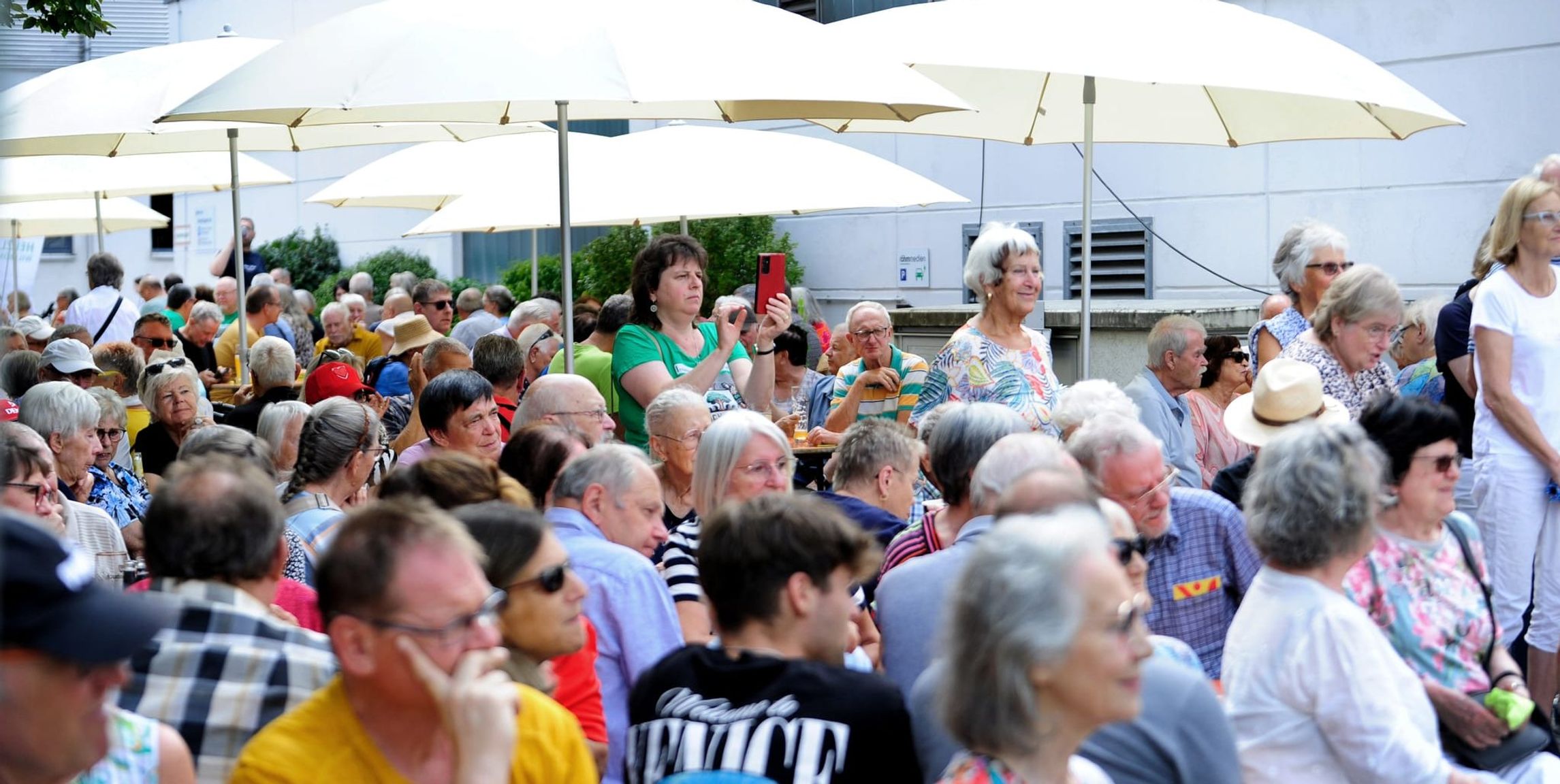 Beim Leserfest ist ordentlich was los.