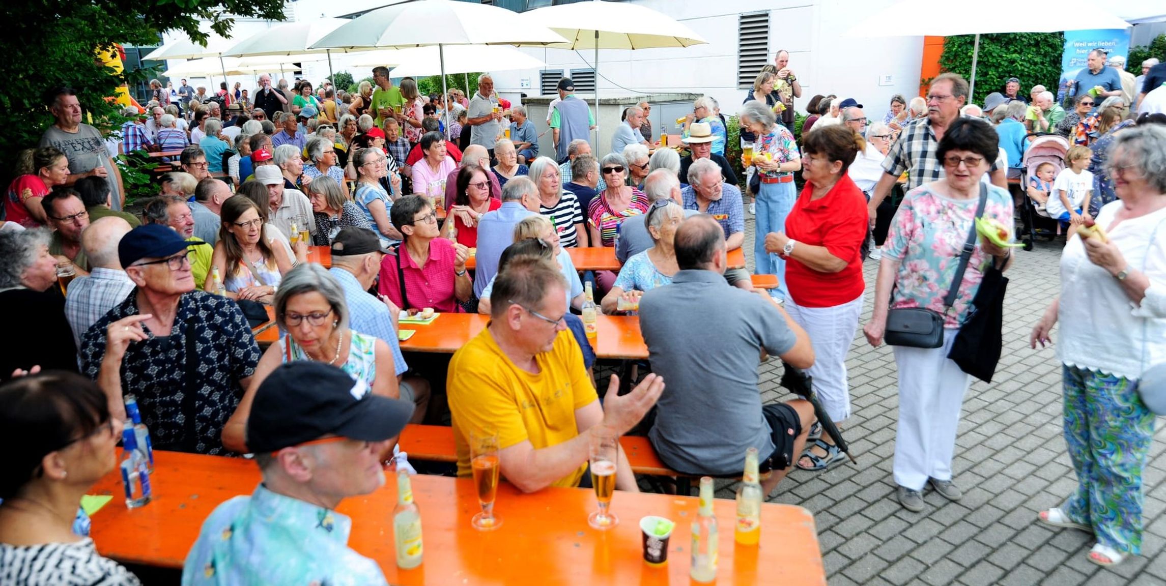 Es ist ordentlich was los.
