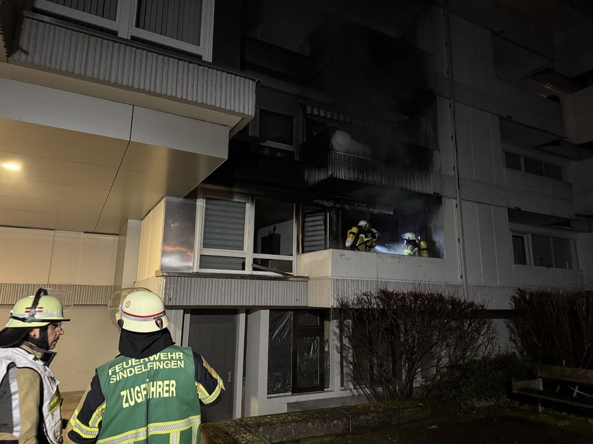 Großeinsatz in der Theodor-Heuss-Straße.