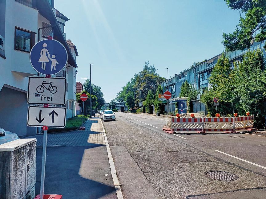 Die Bachstraße ist rund drei Monate lang gesperrt.