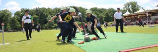 Die Mannschaft aus Kuppingen löst in Dagersheim ihr Ticket zum Internationalen Wettbewerb. Bild: Deutscher Feuerwehrverband