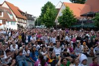 Deutschland gegen Spanien - die Bildergalerie vom Wettbachplatz