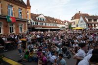 Deutschland gegen Spanien - die Bildergalerie vom Wettbachplatz