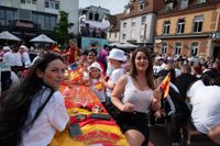 Deutschland gegen Spanien - die Bildergalerie vom Wettbachplatz