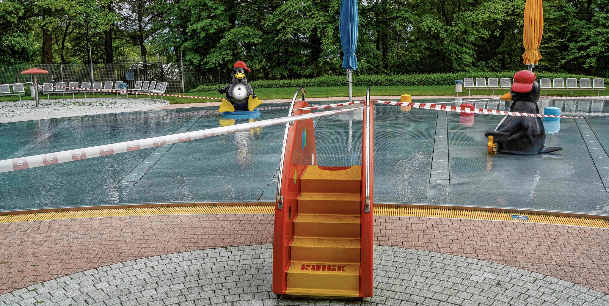 Das Kinderplanschbecken im Sindelfinger Freibad.