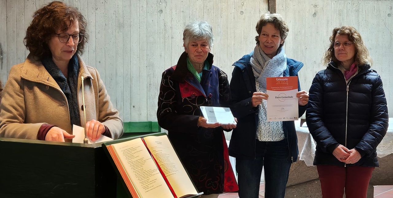 Sylvia Hank, Bärbel Ferkinghoff-Wiese, Regina Lange-Wohlschlager und Anke Moroff.