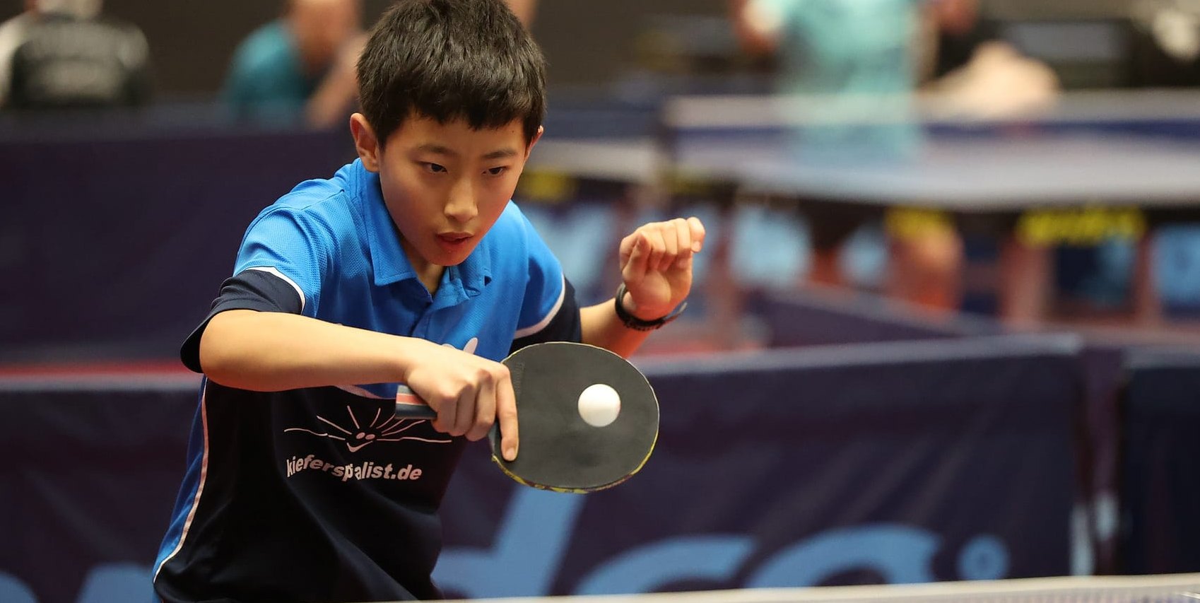 Eines der hoffnungsvollen Talente: Yuhan Cui von der SV Böblingen) setzte sich bei den Jungen 13 durch.Bild: Holzapfel