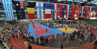 Ein pulsierendes Zentrum des Judosports: Der Sindelfinger Glaspalast.