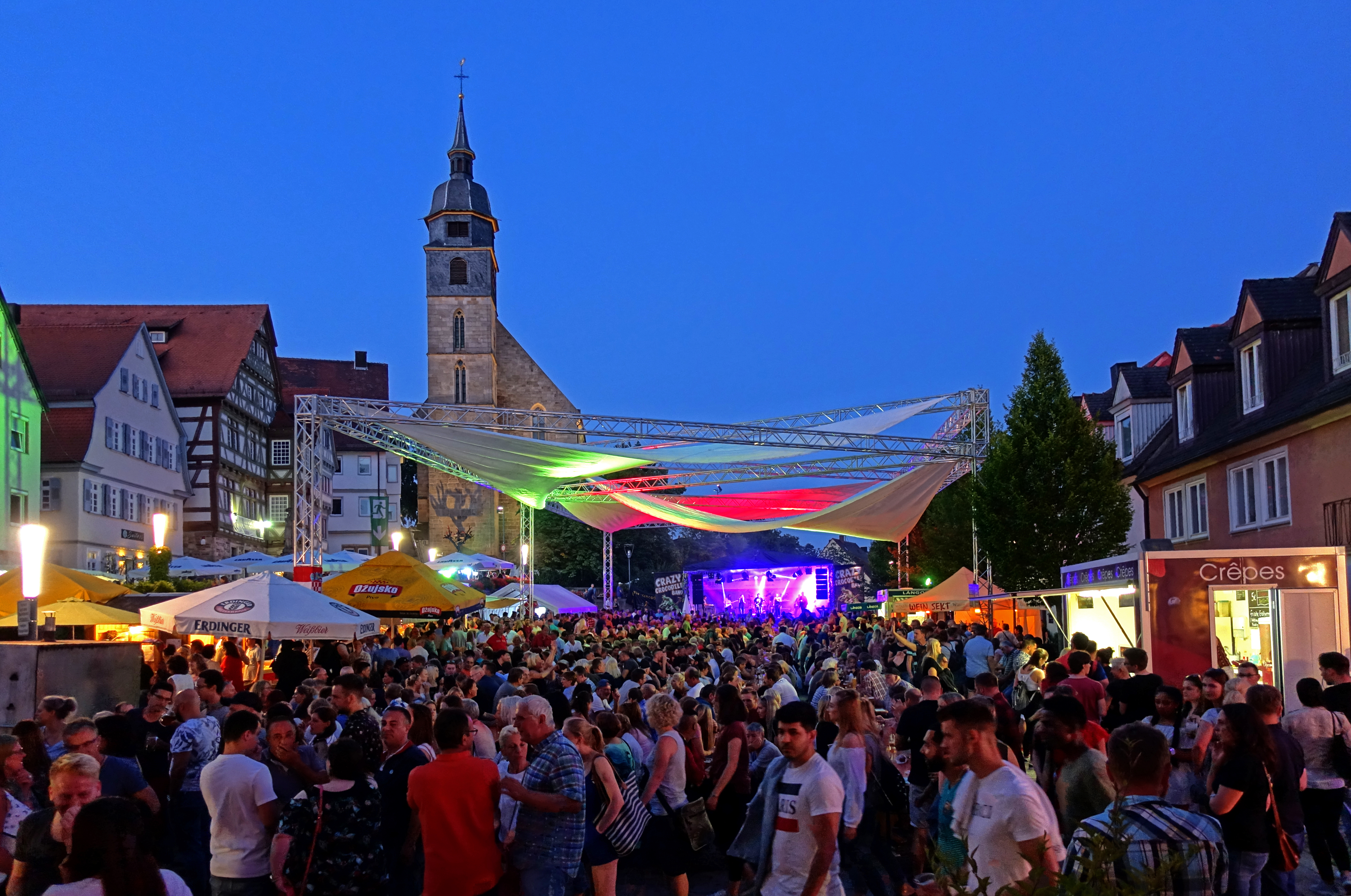 Von Freitag bis Sonntag kommender Woche kann auf dem Böblinger Marktplatz wieder gefeiert werden. Bild: z
