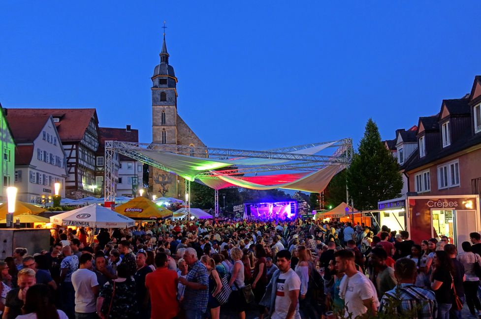 Von Freitag bis Sonntag kommender Woche kann auf dem Böblinger Marktplatz wieder gefeiert werden. Bild: z