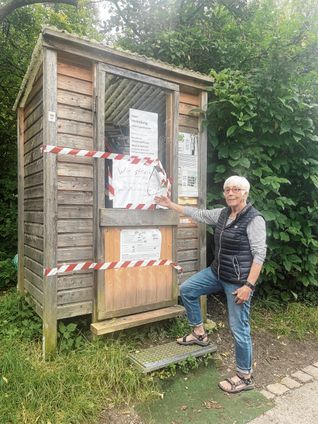 Ursula Wenzel vom BUND-Kreisverband Böblingen/Sindelfingen findet es schade, dass das Koscht-Nix-Häusle vorerst geschlossen bleibt, wurde es doch rege genutzt.