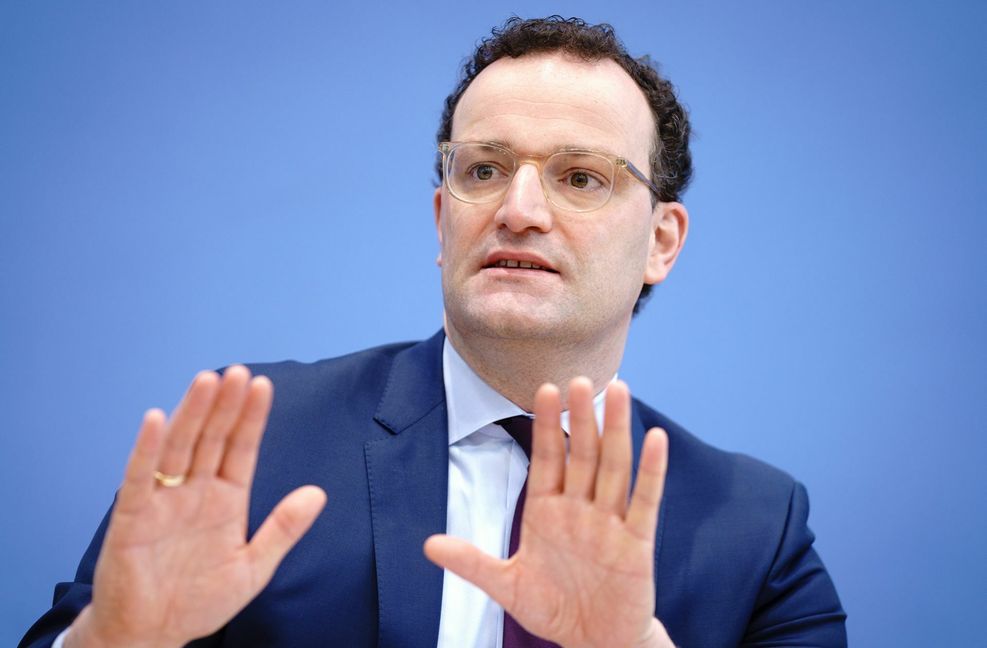 Bundesgesundheitsminister Jens Spahn ist ein Freund des Schuldverschiebungs-„Uns“. Foto: picture alliance/dpa