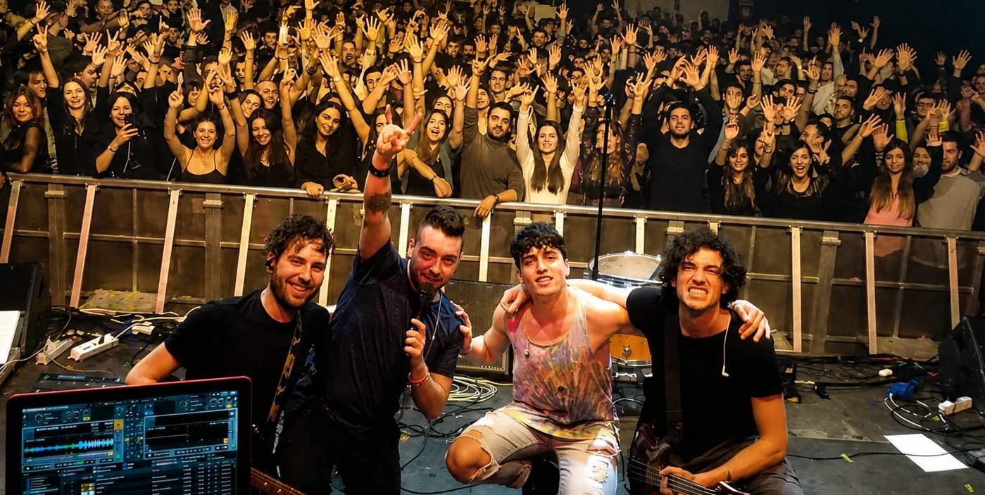 Die Band „Radioactiv“ kommt aus der Toskana und spielt am Mittwochabend Musik von „Imagine Dragons“.