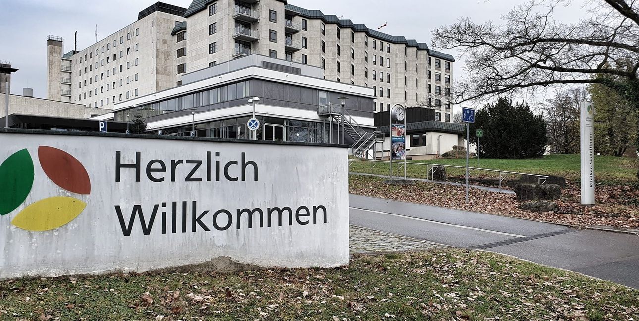 Hier geht es zurzeit noch zum Sindelfinger Krankenhaus auf der Steige.