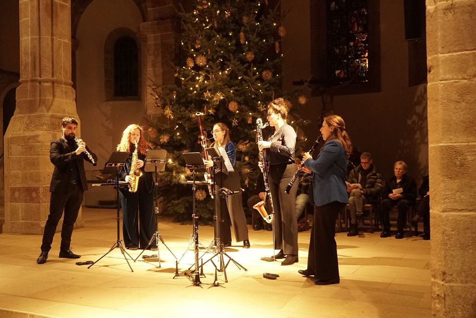 Das Sonus-Quintett in der Martinskirche. Bilder: Heiden