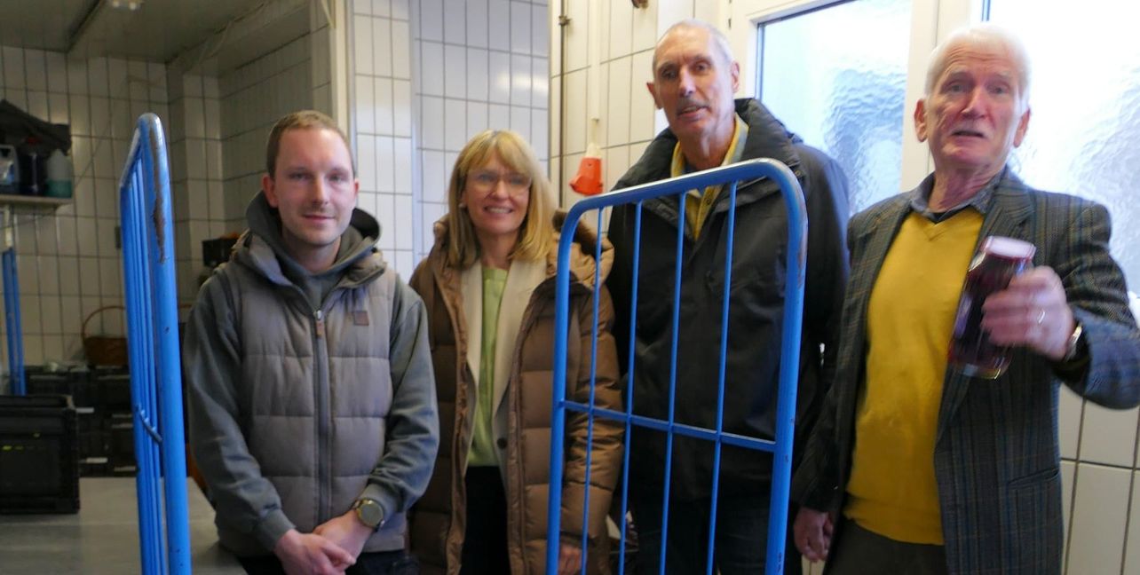 Kai-Christian Odendahl, Renata Spieler, Siegfried Liebscher und Claus Ganzhorn (von links). Bild:Lück