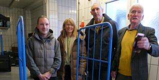 Kai-Christian Odendahl, Renata Spieler, Siegfried Liebscher und Claus Ganzhorn (von links). 	Bild:Lück