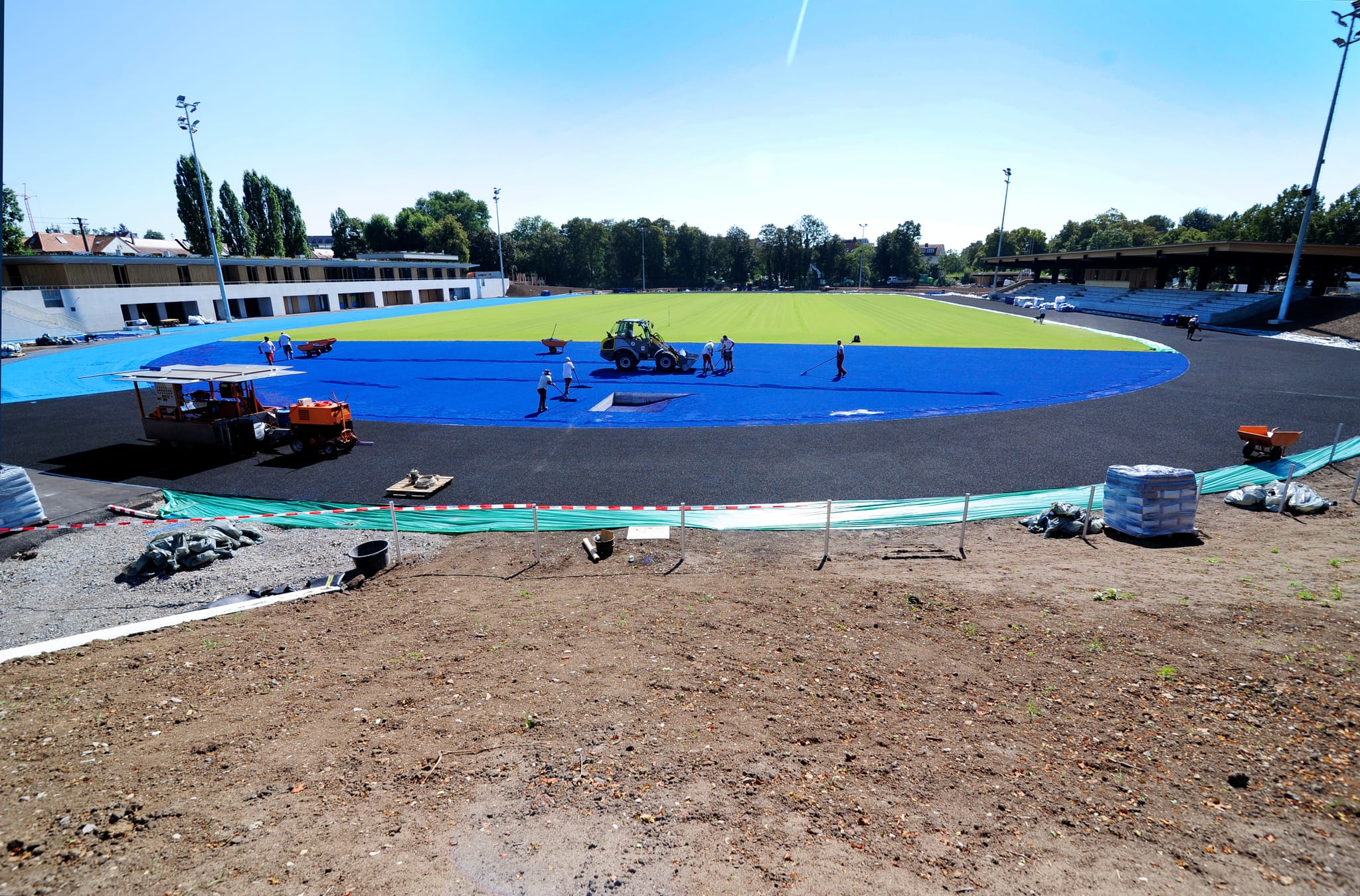 Blick ins Stadionrund