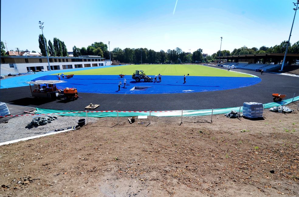 Blick ins Stadionrund