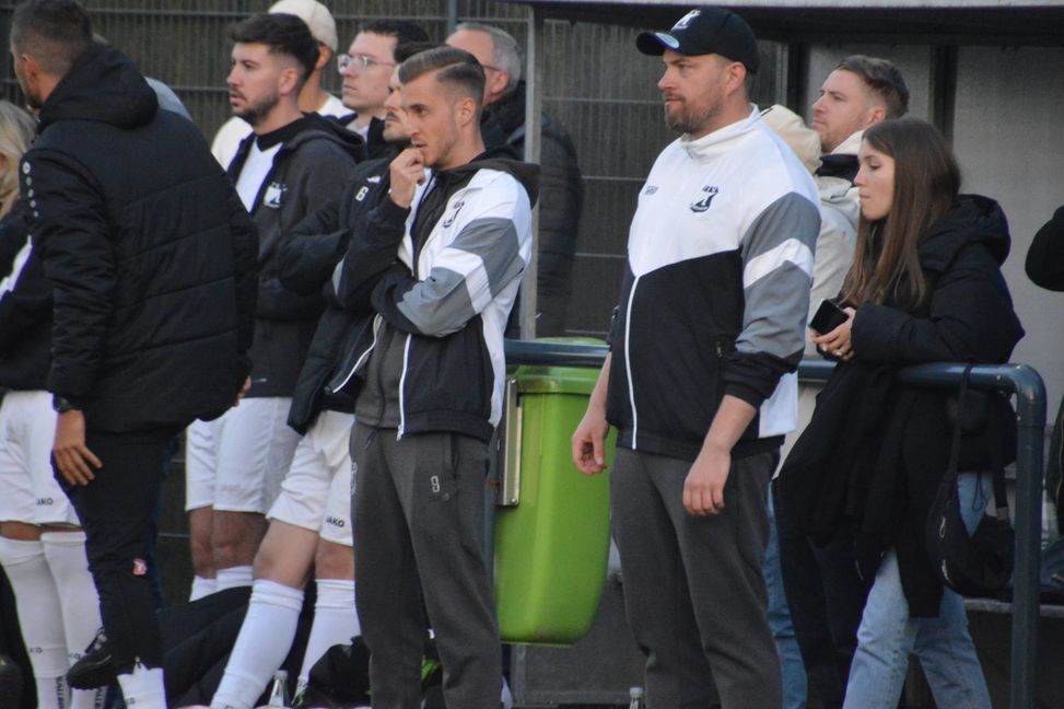 Spielertrainer Marco Bernhardt (links) und Coach Tim Lehle gehen ab Sommer in ihr drittes gemeinsames Jahr beim TSV Dagersheim.