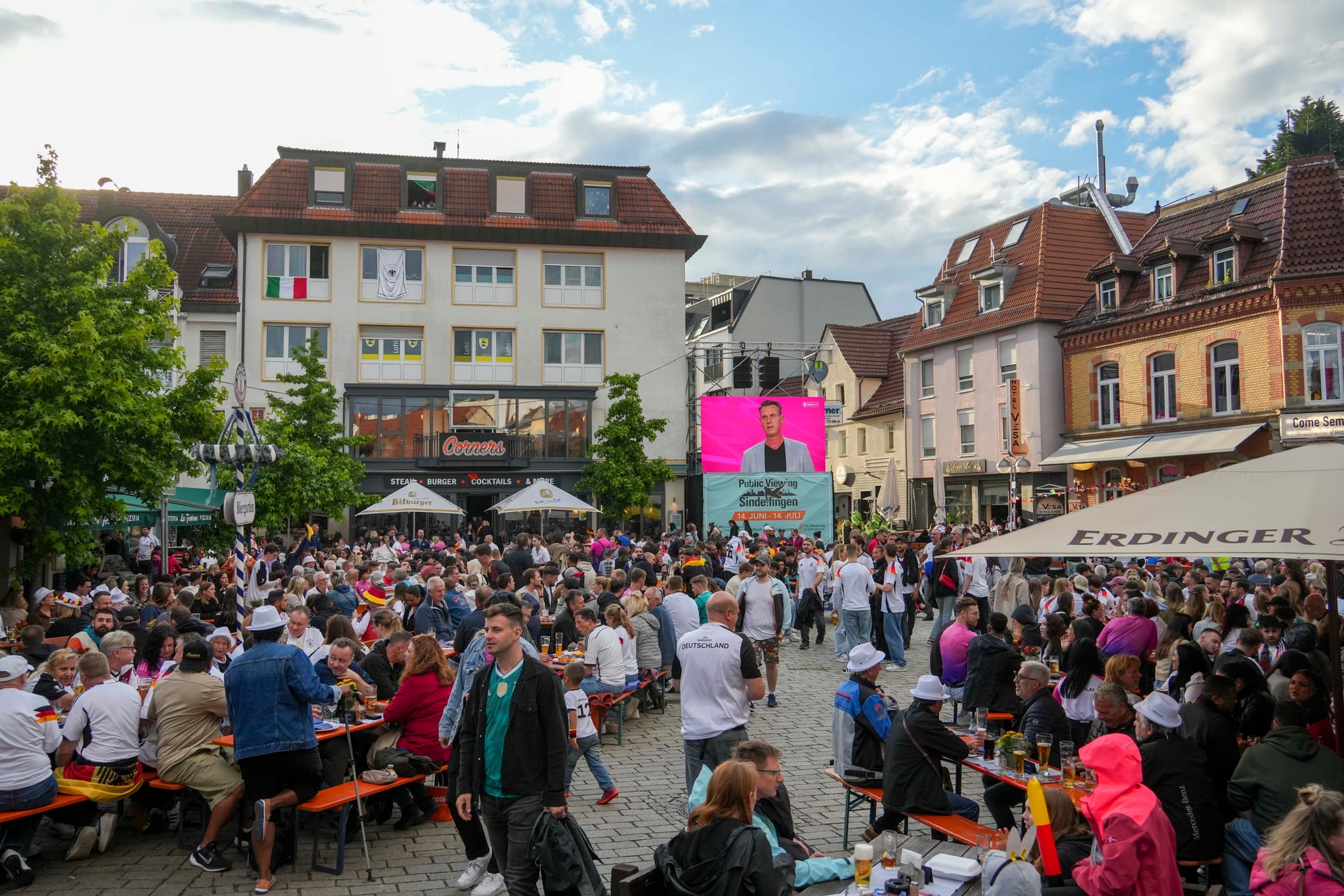EM auf dem  Sindelfinger Wettbachplatz