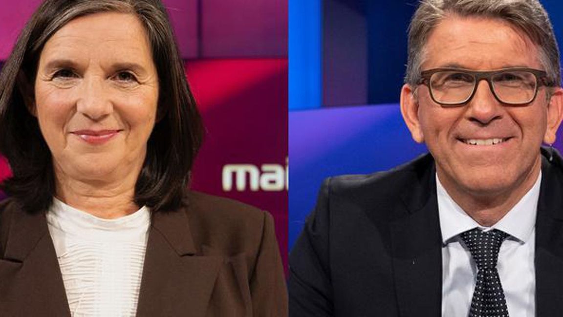 Grünen-Politikerin Katrin Göring-Eckardt und Wolfram Weimer lieferten sich einen Schlagabtausch in der ARD-Talkrunde von Sandra Maischberger.