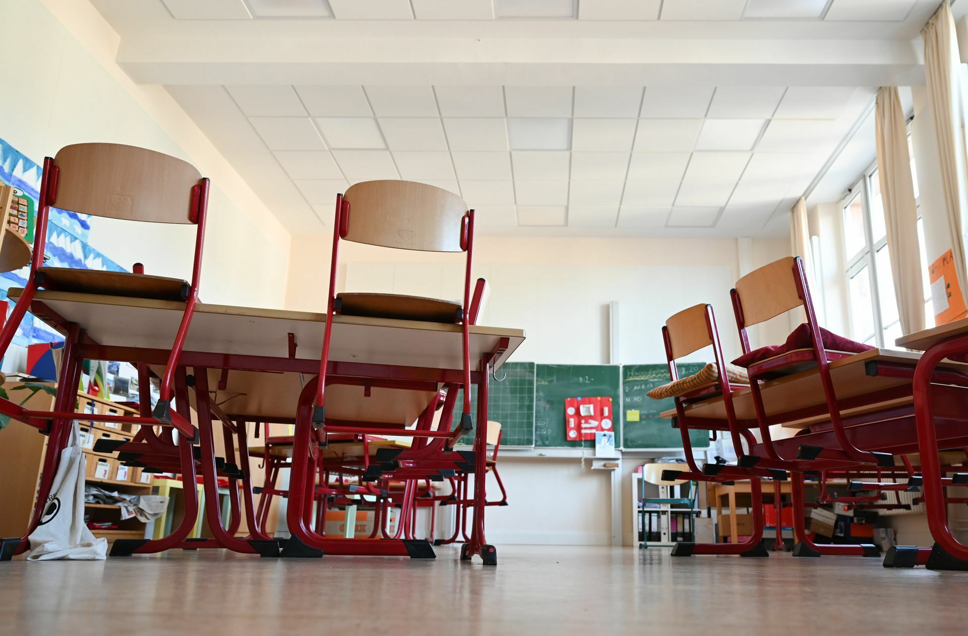 Leere Klassenzimmer: Laut Schulbehörden die große Ausnahme
