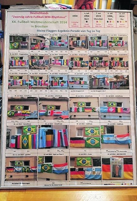 Aus der Parade zur WM 2014 ist ein Poster geworden.