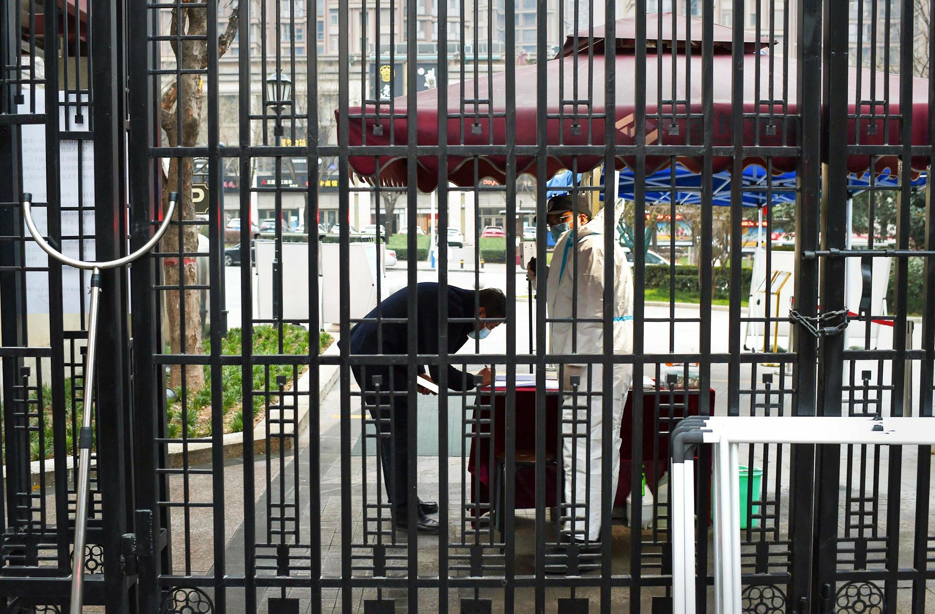 In Xian herrschen rigide Regeln.
 Foto: AFP
