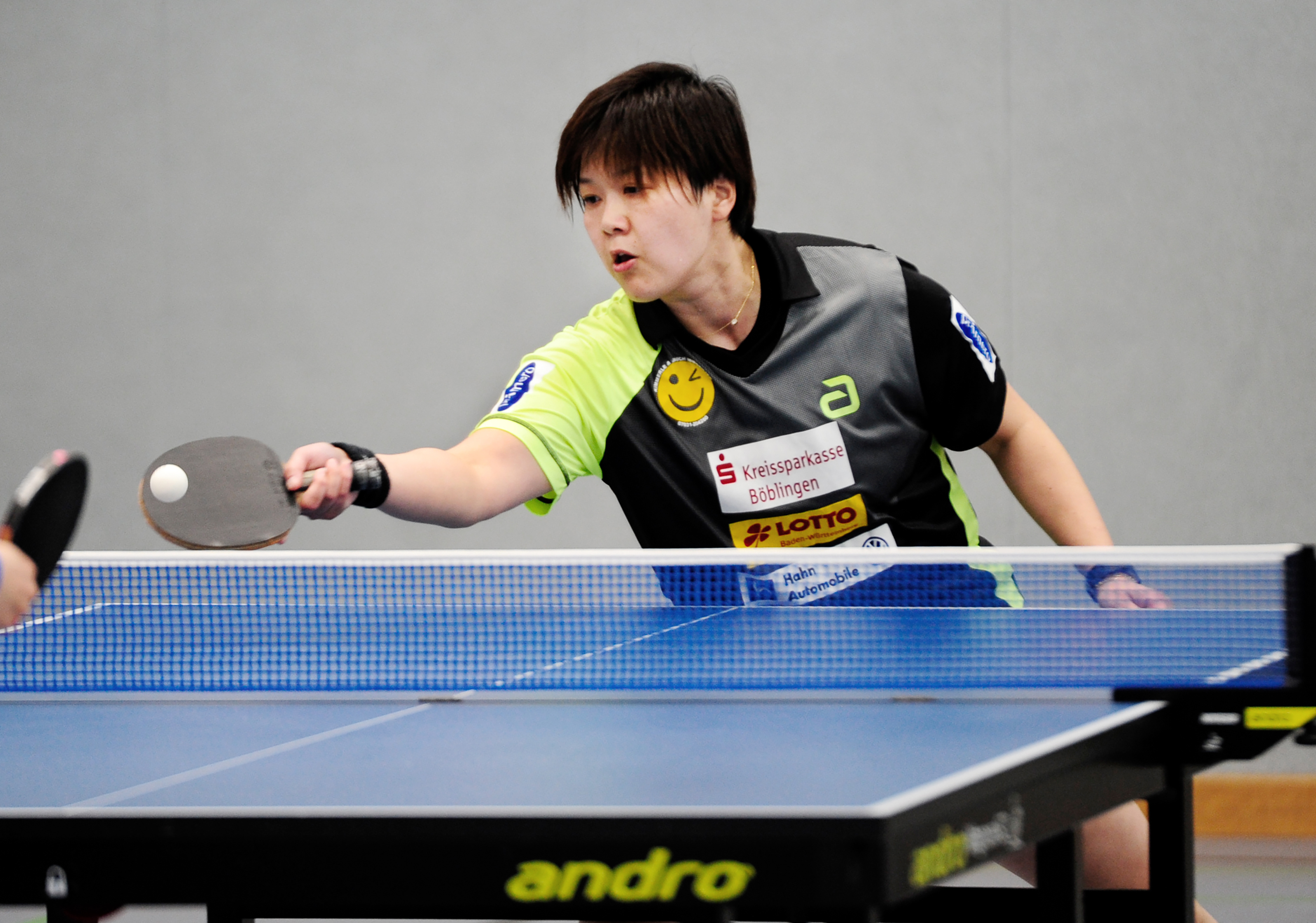 Mitsuki Yoshida holte beim 1:7 gegen Schwabhausen am vergangenen Samstag den Ehrenpunkt für die SV Böblingen. 
Bild: photostampe