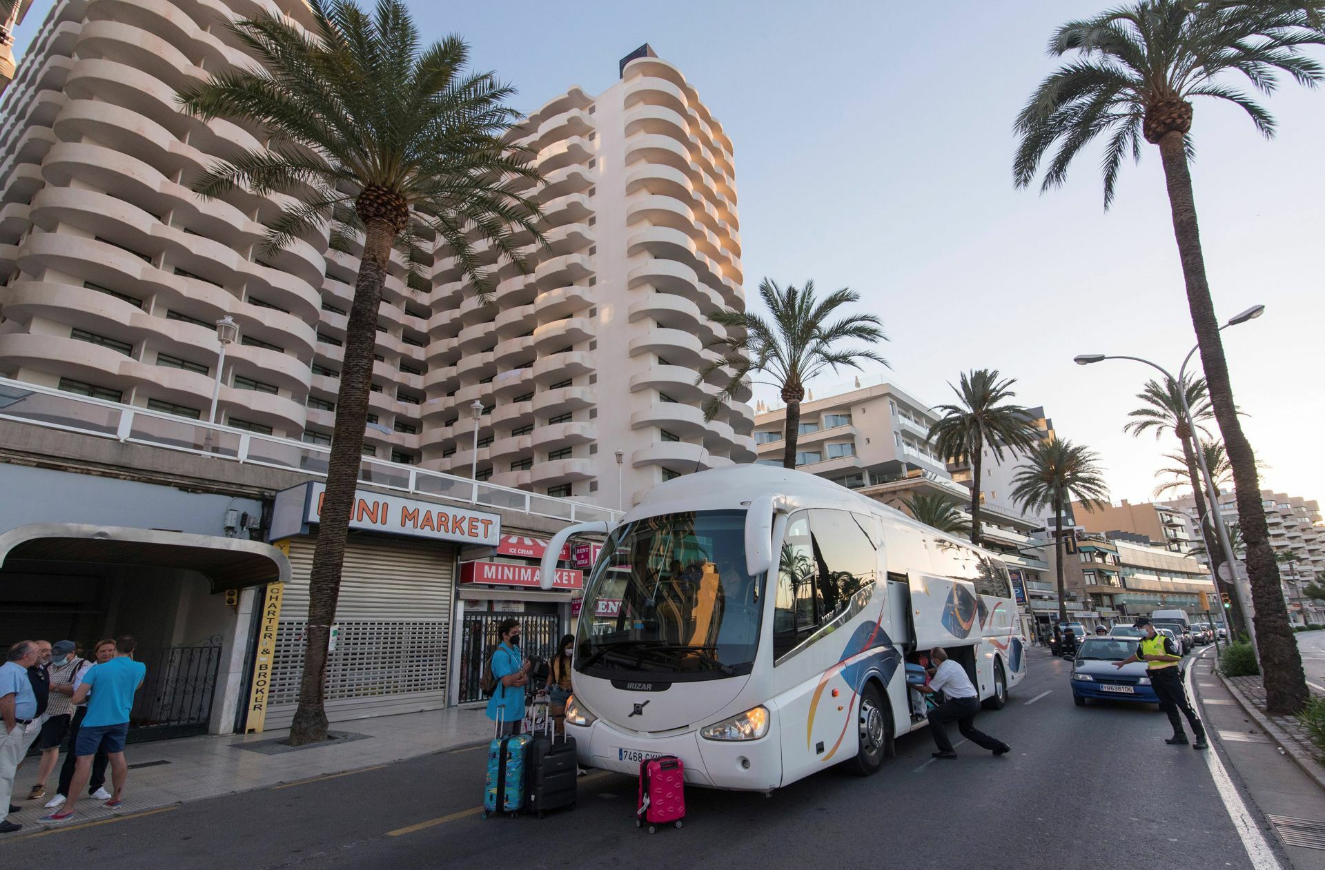 Das Hotel Bellver wurde von der Regionalregierung als Quarantäne-Hotel angemietet.
 Foto: imago images/Agencia EFE..