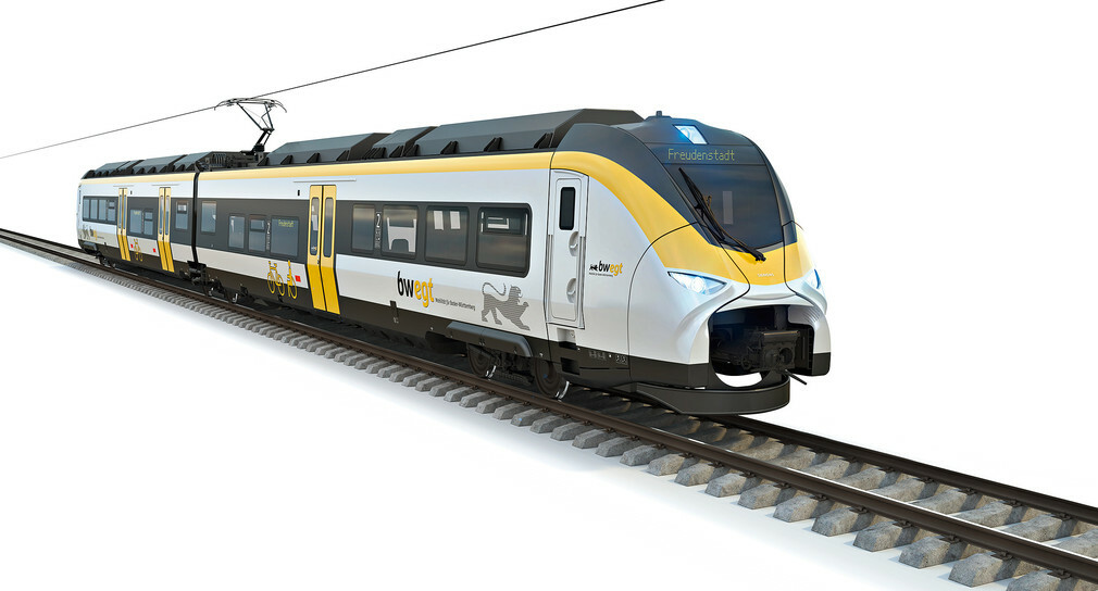 Auf der Strecke zwischen Calw und Weil der Stadt kann die Batterie der Hesse-Bahn wieder aufgeladen werden. 
Bild: z