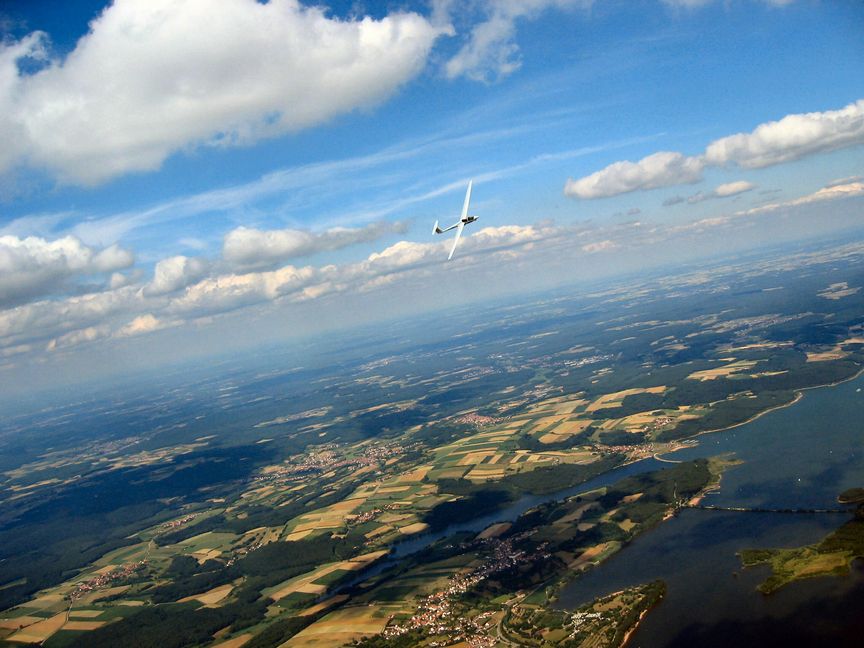 Der Traum vom Fliegen lässt sich nicht ganz ohne Risiko verwirklichen. Bild: gb