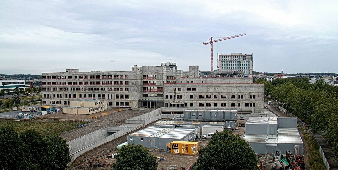 Die Flugfeldklinik soll laut Medizinkonzept zum Maximalversorger werden. Bild: Klinikverbund Südwest