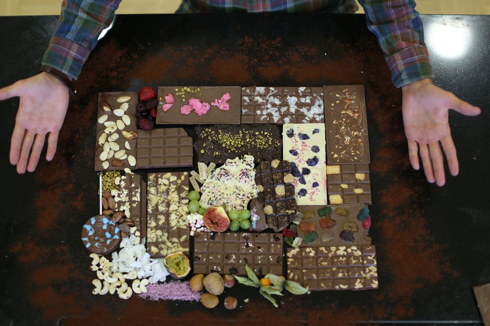 Schokolade in 1001 Varianten: Die Möglichkeiten, die Susanne Horster mit ihrer Firma „My Sweet Chocolate“ aus Böblingen zu bieten hat, sind zahlreich. Gummibärchen als Füllung sind nur eine davon. (Bild: z)