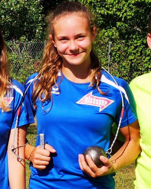 Hammerwerferin Luise Herrmann liegt auf Platz 9 der DLV-Bestenliste. Bild: Burgstahler