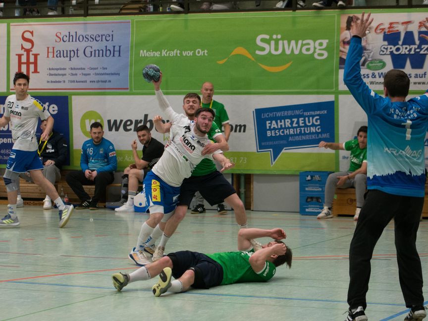 Frederik Todt und die HSG Böblingen/Sindelfingen kamen zu einem 32:27-Sieg in Oppenweiler