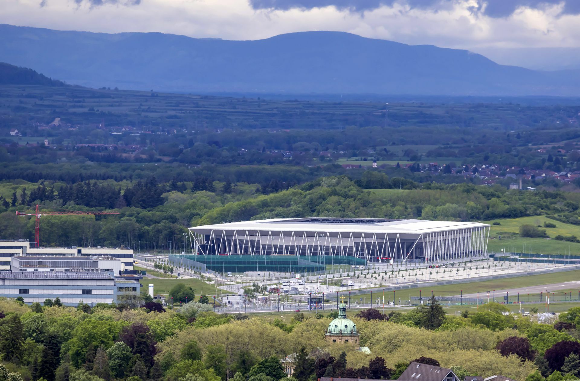 Das neue Stadion steht im Freiburger Westen.