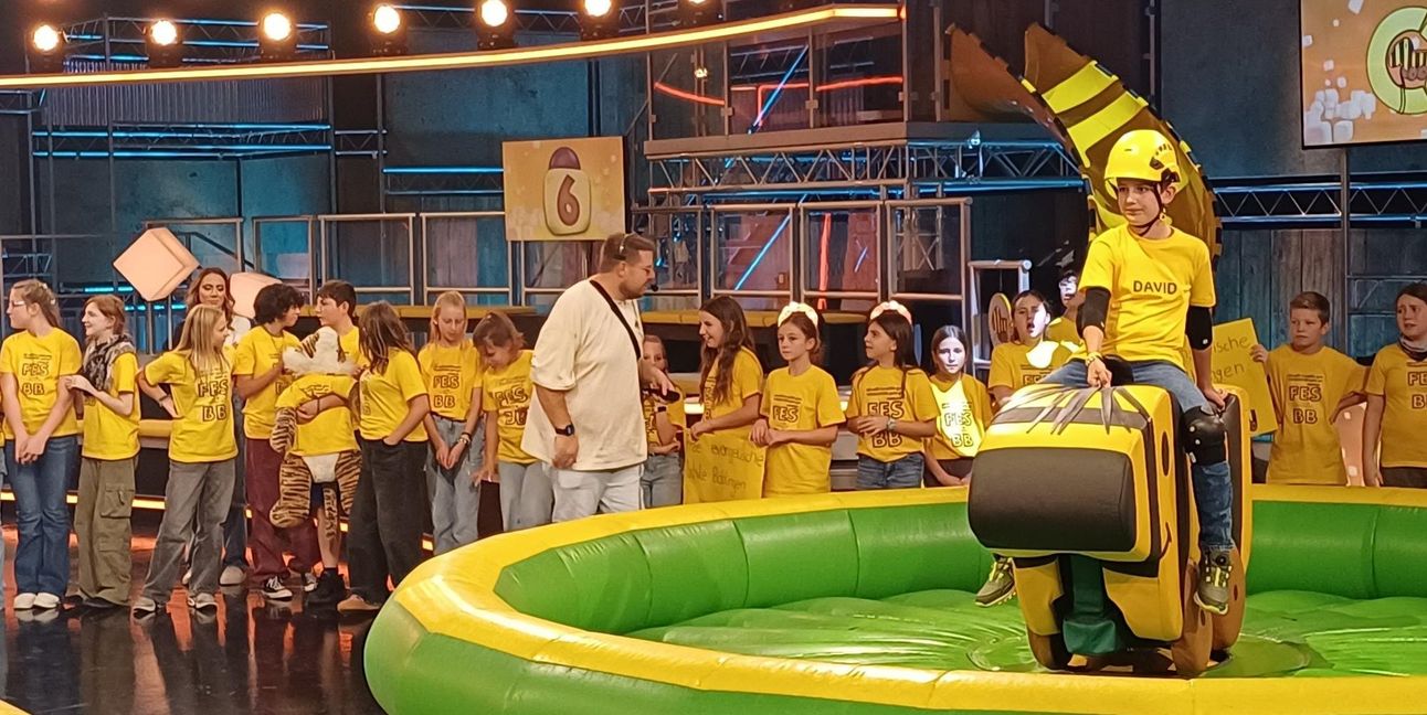 David beim Tigerenten-Rodeo.